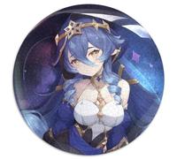 Genshin Impact Layla Jigsaw Puzzles 1000 Pieces for Adults Round Puzzle 1000 Pieces Jigsaw High-Difficulty Brain Teaser for Teenagers 67.5x67.5cm
