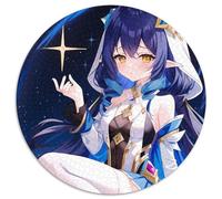 Genshin Impact Layla Jigsaw Puzzles for Adults 1000 Piece Round Puzzles for 1000 Piece Skill Level Beginner, Great for Birthday 67.5x67.5cm
