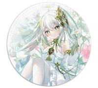 Genshin Impact Nahida Puzzles for 1000 Piece 1000-Piece Round Jigsaw Puzzle Ideal for Lover, Perfect Christmas, New Year, Valentine's Gift 67.5x67.5cm