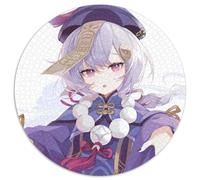 Genshin Impact Qiqi Jigsaw Puzzle 1000 Pieces Round JigsawPuzzle 1000 Pieces for Adults Intricate Design for Teenagers, DIY Decor, And Brain-Boosting Fun 67.5x67.5cm