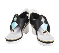 Genshin Impact Shenhe Cosplay Shoes for Halloween, Anime and Game Conventions(38)