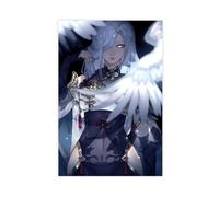 Genshin Impact Shenhe Games 1 Poster Canvas Poster Wall Art Decor Print Picture Paintings for Living Room Bedroom Decoration Unframe:-7 20x30inch(50x75cm)