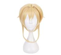 Genshin Impact Traveler Cosplay Aether Lumine Blond Wig Cosplay Anime Wigs Heat Resistant Synthetic Wigs Halloween for Girls