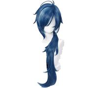 Genshin Impact Venti Keqing Barbara Diluc Kaeya Noelle Traveler Lumine Aether Amber Cosplay Wig Heat Resistant Hair Wigs +WigCap OneSize Noelle ( Color : Kaeya , Size : OneSize )