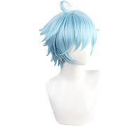 Genshin Impact Venti Keqing Barbara Diluc Kaeya Noelle Traveler Lumine Aether Amber Cosplay Wig Heat Resistant Hair Wigs +WigCap OneSize Noelle ( Color : Chongyun , Size : OneSize )
