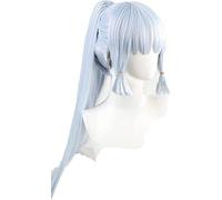 Genshin Impact Venti Keqing Barbara Diluc Kaeya Noelle Traveler Lumine Aether Amber Cosplay Wig Heat Resistant Hair Wigs +WigCap OneSize Noelle ( Color : KamisatoAyaka , Size : OneSize )