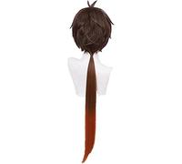 Genshin Impact Venti Keqing Barbara Diluc Kaeya Noelle Traveler Lumine Aether Amber Cosplay Wig Heat Resistant Hair Wigs +WigCap OneSize Noelle ( Color : Zhongli , Size : OneSize )