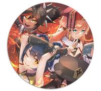 Genshin Impact Xiangling 1000 Piece Puzzle 1000-Piece Round Jigsaw Puzzle Perfect for Family Fun on Christmas, Thanksgiving, Birthdays & Easter 67.5x67.5cm