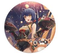 Genshin Impact Xiangling JigsawPuzzle 1000 Pieces for Adults Cardboard Puzzles Family Interactive Game, Craft Gift with Colorful Artwork 67.5x67.5cm