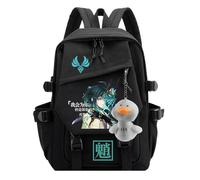 Genshin Impact Xiao Backpack Barbatos Venti Paimon Cosplay Daypack BookBag Laptop Backpacks