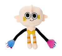 Gensly Horror Game Goob Plush Toy Dandy Game Plush Doll Cute Beige Plush Doll with Big Eyes for Game Fans Nice Collectible