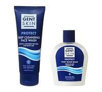 Gent Skin Protect - Deep Cleansing Face Wash & Post Shave Balm | With Aloe Vera & Panthenol | For Men | 100mL+100mL [BUNDLE]