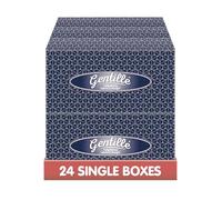 Gentille Facial Tissues - 24-Pack | Soft 3-Ply Tissues | Ultra-Plush, Premium Strength | Made in UK (Regular)