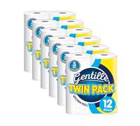 Gentille Twin Kitchen Roll | 3 Ply Thickness | Thick, Strong, Absorbent Paper | UK Made (12)