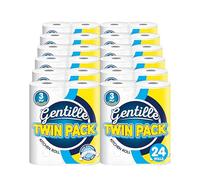 (24 Rolls) Gentille Kitchen Roll 2PK 3PLY Strong Absorbent Durable White
