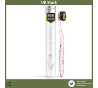 Gentle Adult Manual Toothbrush for Sensitive Gums Pink Soft Travel Case 1-Pack