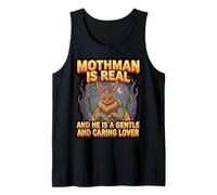 Gentle and Caring Cryptozoology Folklore Cryptid Mothman Tank Top
