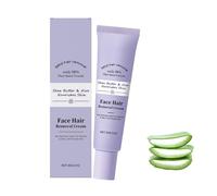 Gentle and Painless Facial Hair Removal Cream, Depilatory Cream With Organic Aloe Vera, For Body Face Lips, Moisturizing & Soothing Skin, Hair Removal Cream Safe For Sensitive Skin (1pcs)
