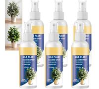 Gentle Artificial Flower Cleaning Spray, Silk Plant Cleaner for Faux Greenery, Fake Flowers Dust Remover, Decorative Leaf Care for Home Office Floral Displays (6pcs)