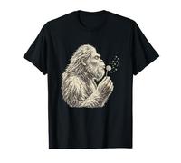 Gentle Big Foot Blowing Dandelion Seeds Nature Wish Value Graphic T-Shirt
