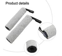 Gentle Bristle Roller Brush For Tineco for ifloor 5 Breeze Gentle | High-density microfiber, absorbs water and debris, fits for ifloor 5 Breeze, washable design