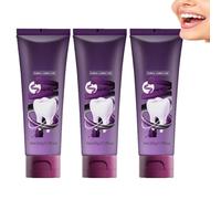 Gentle Cleaning Toothpaste, Stains and Bad Breath, Whitening Cleanin Teeth, Fresh Breath, Gum Care & Enamel Strengthening, Daily Oral Cleanse (3)