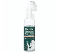 GENTLE CREATURES Magic Foam - Sulfate-Free, Waterless Shampoo Paw Cleaner for Dogs, Cats, Pets - Dry Shampoo, Foot Cleaner Brush - with Orange, Odor Control Wash - Good for Puppy, Sensitive Skin