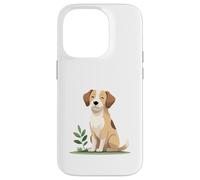 Gentle Dog with Natural Elements - Calm Animal Art Case for iPhone 14 Pro