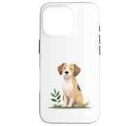 Gentle Dog with Natural Elements - Calm Animal Art Case for iPhone 16 Pro