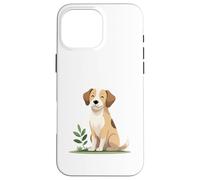 Gentle Dog with Natural Elements - Calm Animal Art Case for iPhone 16 Pro Max
