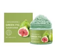 Gentle Exfoliating Sugar Scrub, 120g/4.23oz - Cherry, Blackberry and Green Fig, suitable for all skin types, moisturizing formula with coconut oil and shea butter