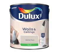Gentle Fawn Walls & Ceilings Silk Emulsion Paint 2.5 L - Smooth Washable Silk Finish, Quick Dry, Low-VOC, Easy Application for Interior Walls & Ceilings