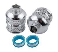 Gentle For watering aluminum filter with raw tape for garden use, featuring air bubble design for even water distribution to delicate plants