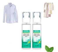Gentle Formula Portable Clothing Wrinkle Releaser Spray,Anti Static Spray For Clothes,fabric wrinkle release spray,Clothes Refresher Spray for Travel (2 pcs)