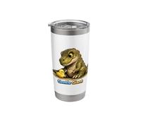 Gentle Giant Funny T-Rex, Cute Dinosaur Protector Stainless Steel Insulated Tumbler