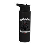 Gentle Giant Newfoundland Dog Lover Stainless Steel Insulated Water Bottle