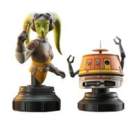 Gentle Giant - Star Wars Rebels - Hera And Chopper Bust 2-pack