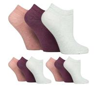 Gentle Grip 9 Pack Ladies Diabetic Sneaker Socks Low Cut Wide Ankle Socks