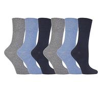 Gentle Grip - Ladies Diabetic Socks Handlinked Toe Honeycomb Top