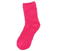 Gentle Grip Socks For Women Women's Solid Color 1 Pair Plush Socks Winter Solid Color Thickened Floor Sleeping Plush Socks fluffy Bed Socks Womens fluffy Socks Christmas (Hot Pink, A)