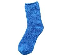 Gentle Grip Socks For Women Women's Solid Color 1 Pair Plush Socks Winter Solid Color Thickened Floor Sleeping Plush Socks fluffy Bed Socks Womens fluffy Socks Christmas (Blue, A)