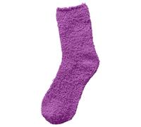 Gentle Grip Socks For Women Women's Solid Color 1 Pair Plush Socks Winter Solid Color Thickened Floor Sleeping Plush Socks fluffy Bed Socks Womens fluffy Socks Christmas (PP2, A)