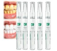Gentle Gum Teeth Instant Treatment Whitening Essence Pen, Soothing Gum Care and Moisturizing Teeth Gel, Deep Cleaning Oral Gel, Gomme Protect Dental Repair G/el, Gomme Shield Therapy Ge/l (5pcs)