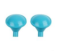 Gentle Irrigation Watering Can Spray Head Nozzle, 2-Pack Plastic Sprinkler Attachment for Flowers, Vegetables, Bonsai and Grave Care, Easy Snap-On Garden Shower Rose(ID1.8cm)