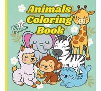 Gentle Jungle: A-Z Animal Coloring Adventure: Whimsical Creatures from Alpaca to Zebra for Kids Ages 3-10 | Bold Lines & Soft Expressions for Easy Coloring Fun