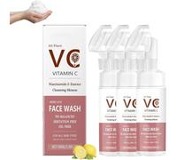 Gentle Moisturizing Foam Facial Cleanser,Vitamin C Cleansing Mousse,Gentle Facial Wash for Deep Cleansing,Improve Skin Texture,for All Skin Types