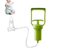 Gentle Nasal Aspirator, Manual Silicone Tip Cleaner, 2.76x6.69 Inches Nose Sucker with Anti Backflow Valve, Soft Grade Suction Tool, Care Device with Ergonomic Design, Kids Hygiene for Nursery
