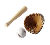 Gentle Newborn Props Baseball Bat and Glove Set Baby Studio Photoshoots Accessories Kit Photography Props Baseball-Themed Baby