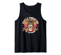 Gentle Parenting Drop Out Retro Mama Funny Mom Tank Top
