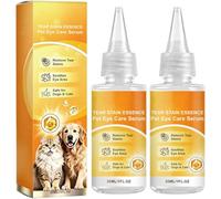 Gentle Pet Eye Care Serum for Dogs & Cats, Pet Tear Stain Remover Serum，2Pc | Gentle Pet Eye Care Drops,Pet Eye Stain Remover Essence Nourishing Drops,Pet-Friendly Daily Maintenance,Cleaning The Eye Area